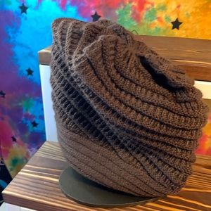 Brown beanie large for lots of hair…SHEIN
